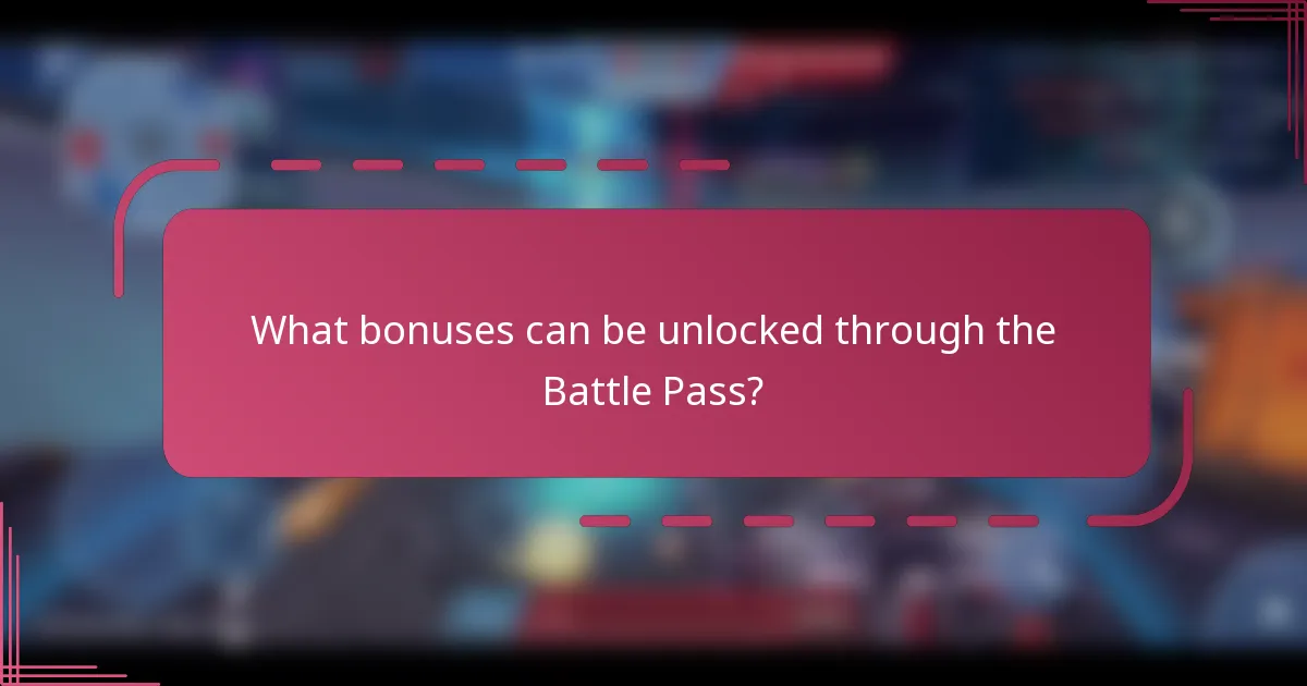 What bonuses can be unlocked through the Battle Pass?