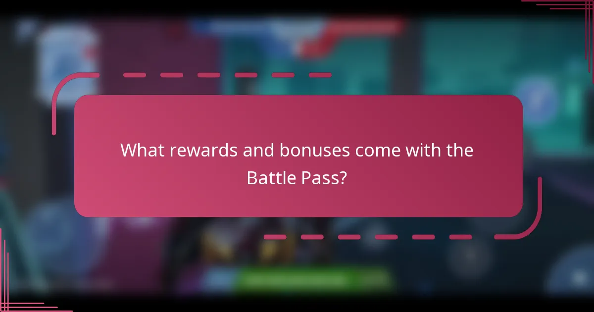 What rewards and bonuses come with the Battle Pass?